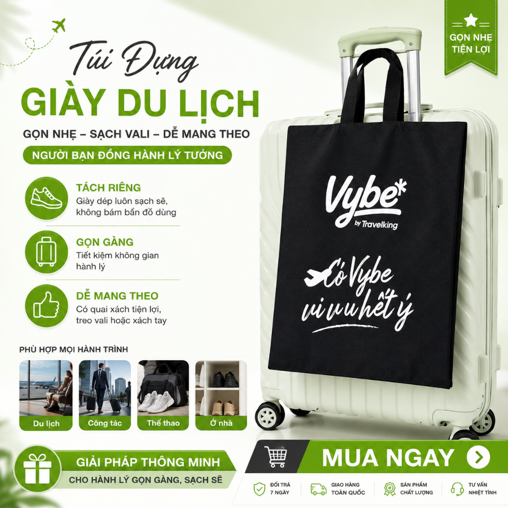 Túi Đựng Giày Du Lịch Vybe